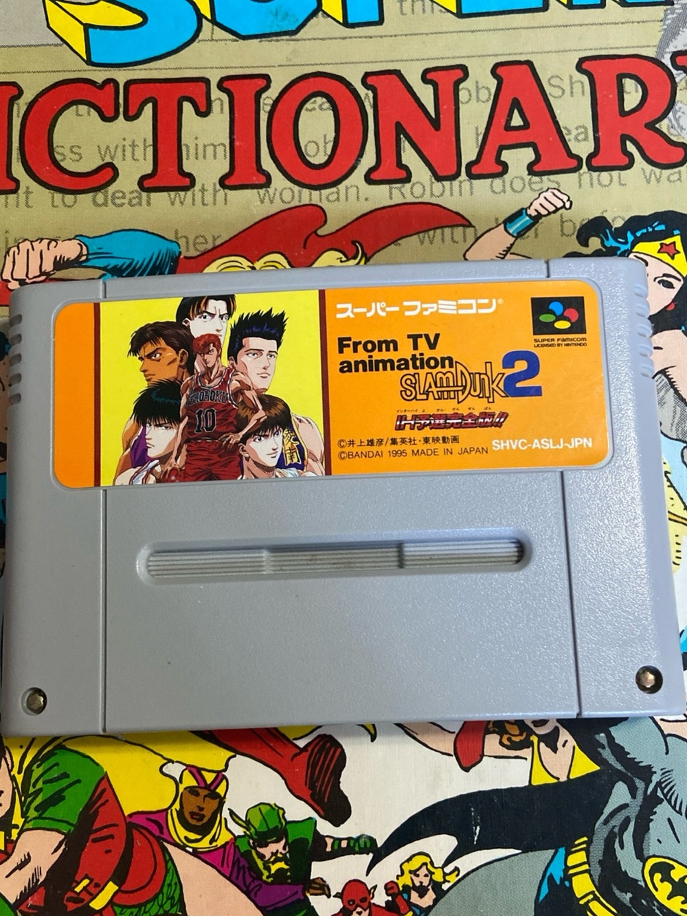 Vintage 1994 Nintendo Super Famicom - Slam Dunk 2 - Import Japan Japanese